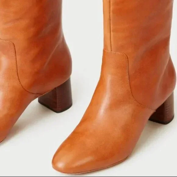 New Loeffler Randall Gia Cognac Tall Boot Size 9.5 - Picture 3 of 8